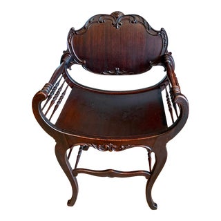 Antique Italian Curule Savonarola Armchair For Sale
