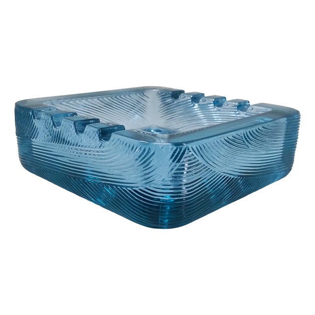 Blue Ashtray by Sergio Asti for Arnolfo di Cambio, Italy, 1970s For Sale