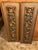 SOLD AS A SET OF 2 - can be hung vertically or horizontally These vintage gold-toned wall plaques made with decorative...