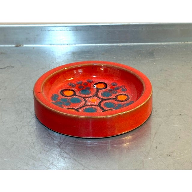 Kjarval Lokken Icelandic Midcentury Lava Pottery Ashtray For Sale - Image 4 of 5