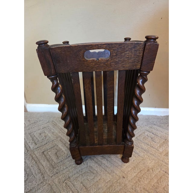 Arts & Crafts Stickley Brothers Umbrella Stand For Sale - Image 3 of 8