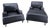 Vintage Modern Lounge Chair and Chaise, 2-Piece Set by Catherine Chanicci For Sale