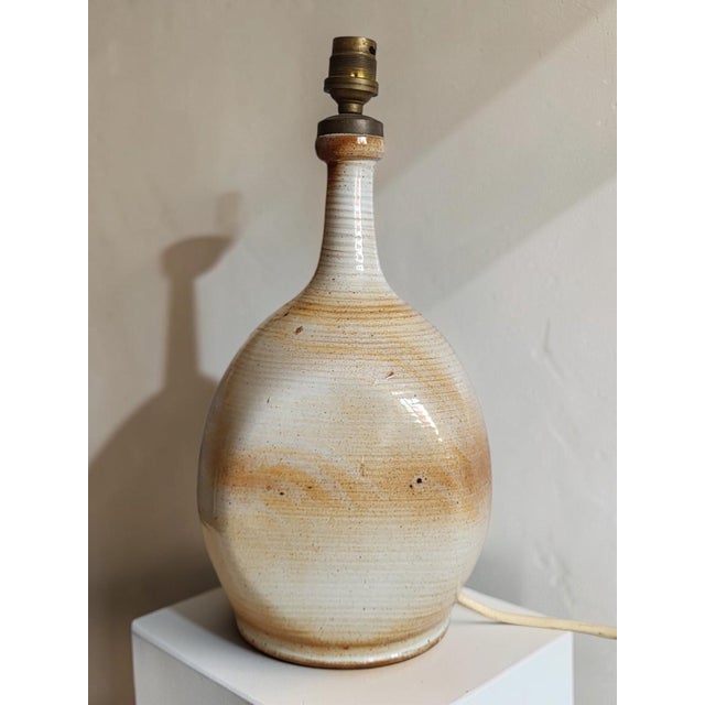 1960s Vintage Sandstone Table Lamp, 1960 For Sale - Image 5 of 11
