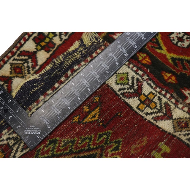 Early 20th Century Antique Turkish Oushak Rug - 01'09 X 02'10 For Sale - Image 5 of 9