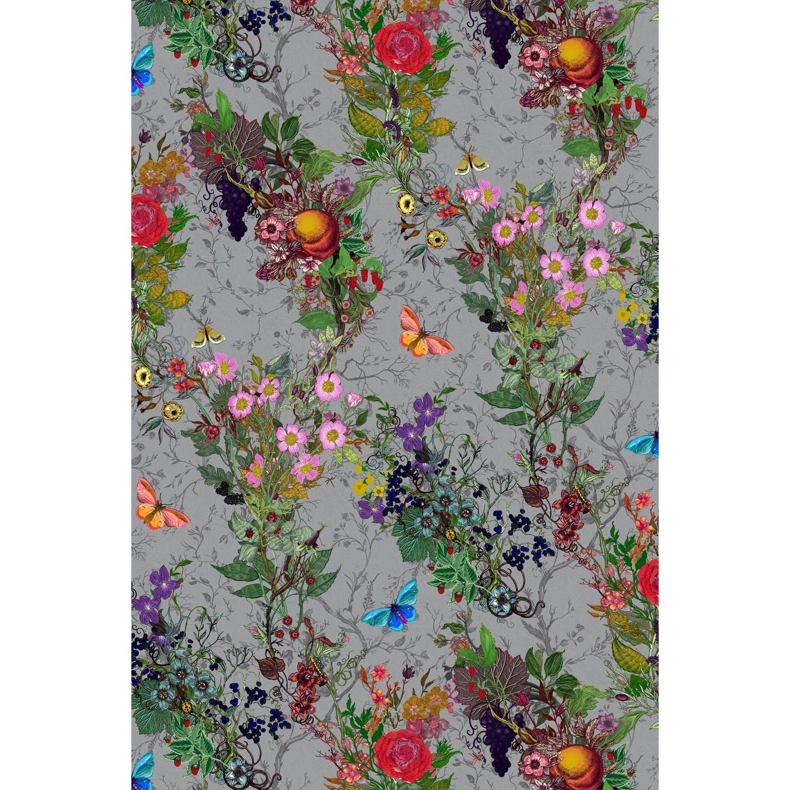 Bloomsbury Garden Wallpaper | Chairish