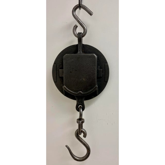 Vintage Brass Salter Spring Balance Scale 20t With 100 Lb Capacity From England - Circa 1940’s For Sale - Image 11 of 12