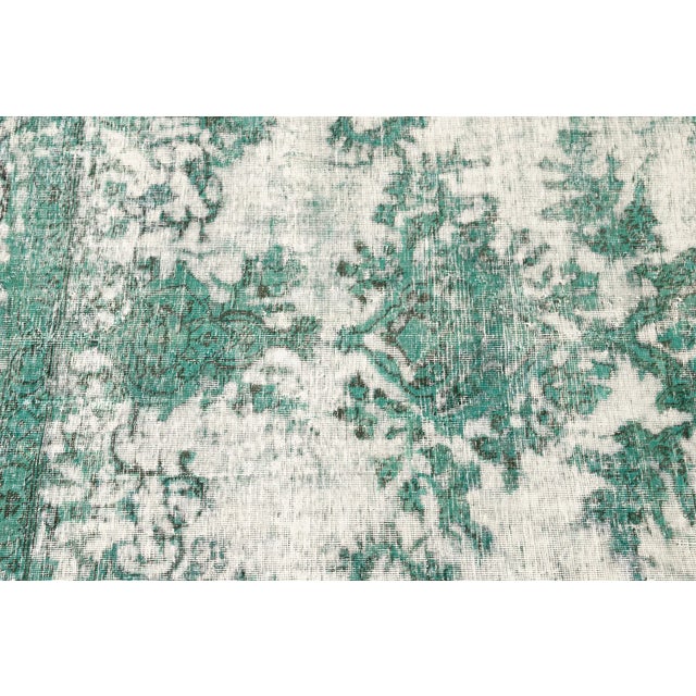 Textile Mid 20th Century Vintage Overdye Rug For Sale - Image 7 of 12