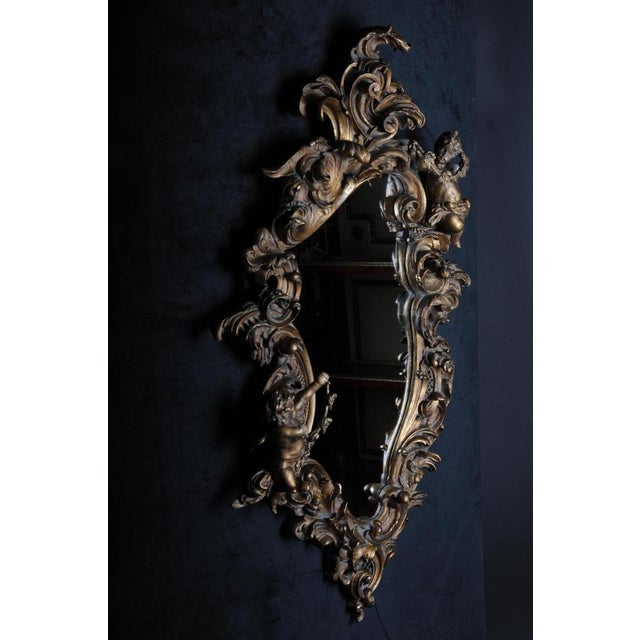 Napoleon III Rococo Wall Mirror, 1880s For Sale - Image 18 of 18