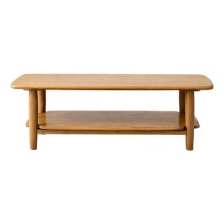 Mid-Century Windsor Two-Tier Coffee Table in Pale Elm from Ercol, 1970s For Sale