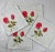 Textile Mid-Century Vera Linen Rose Placemat & Napkin Set for Four, 1950s For Sale - Image 7 of 12