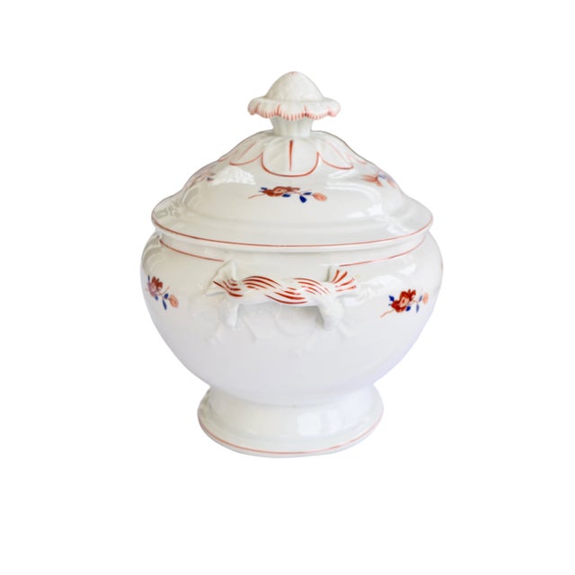 1970s Mottahedeh Vista Alegre "Amor'e Peony" Tureen For Sale - Image 9 of 11
