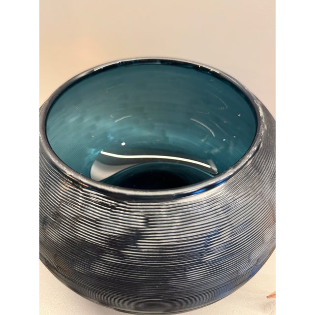 Contemporary Tom Dixon 'Plum' Glass Ice Bucket, Tongs and Two Glass Set - 4pcs For Sale - Image 10 of 10