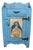 Country Painted Milk Cupboard With Blue Birds For Sale