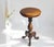 Vintage Victorian Round Side Table in Walnut, 1920s For Sale - Image 3 of 9