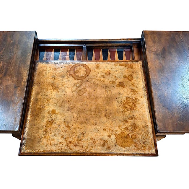Antique English Oak Changeable Multi-Game Table For Sale - Image 13 of 13
