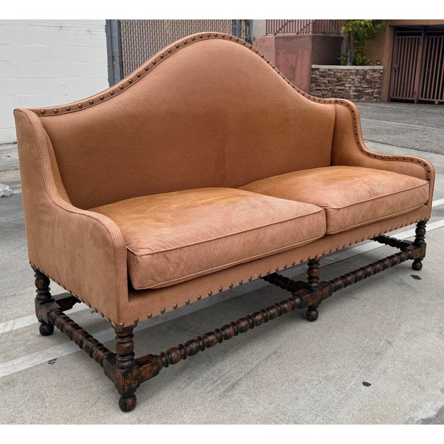 2000 - 2009 Charles Pollock for William Switzer Jacobean Sofa Settee For Sale - Image 5 of 8