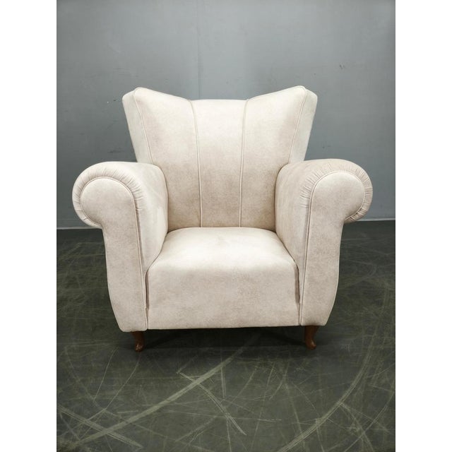 Italian Beech Lounge Chair, 1950s For Sale - Image 15 of 16