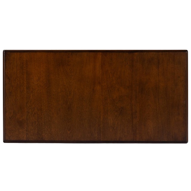 Larina Shaker Wood Side Table, Dark Brown For Sale In Chicago - Image 6 of 9