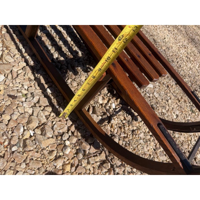 1970s Child's Vintage Davos Sled For Sale - Image 5 of 7