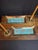 Wood Rare Complete Vintage 1950s Israel Bagel & Lox Serving Wood Tray Judaica For Sale - Image 7 of 18