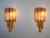 Vintage Murano Wall Sconce with Quadriedri Amber and Trasparent Prism, 1990, Set of 2 For Sale - Image 9 of 13