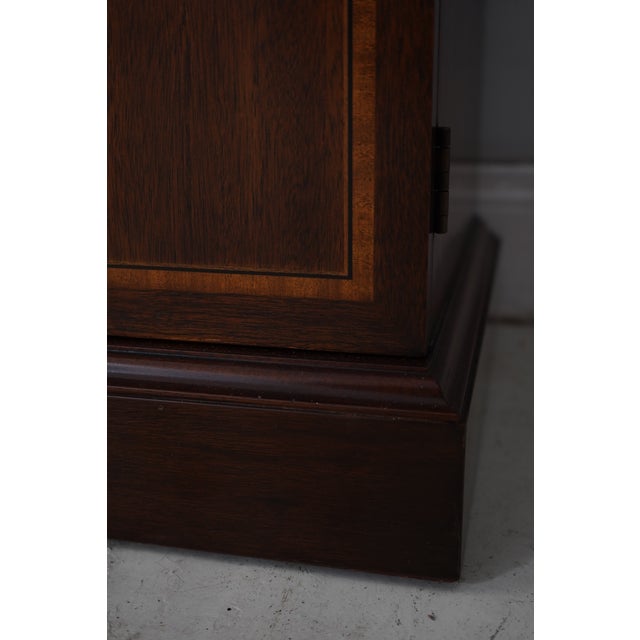 Henkel Harris Model 2365 Mahogany London Breakfront For Sale - Image 14 of 18