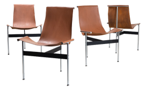 T-Chair by Katavolos, Kelley and Littell for Icf De Padua, 1960s, Set of 4