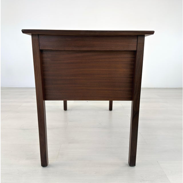 Wood Scandinavian Desk Manner of Borge Mogensen For Sale - Image 7 of 13