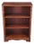Mid 20th Century Victorian Revival Petite Mahogany Three Shelf Library Bookcase For Sale