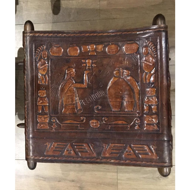 Lounge Chair and Ottoman Set by Angel I. Pazmino for Muebles De Estilo, 1960s, Set of 2 For Sale - Image 6 of 12