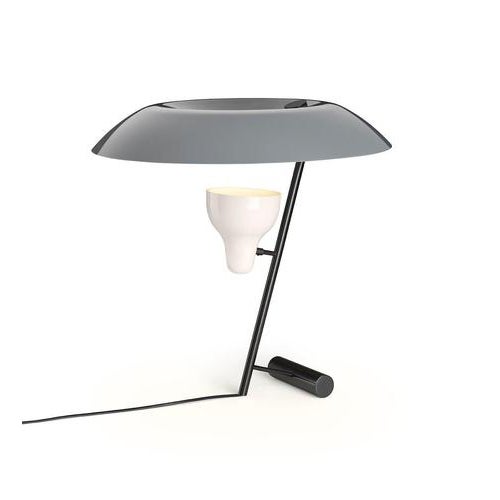 Model 548 Lamp in Dark Burnished Brass with Grey Difuser by Gino Sarfatti for Astep For Sale - Image 11 of 13