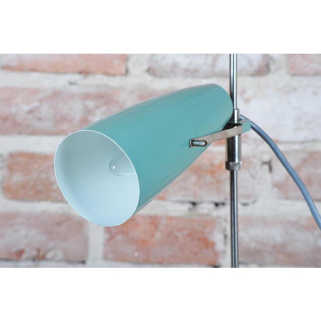 Metal Mid-Century Table Lamp by J. Hůrka for Napako, Czech, 1950s For Sale - Image 7 of 11