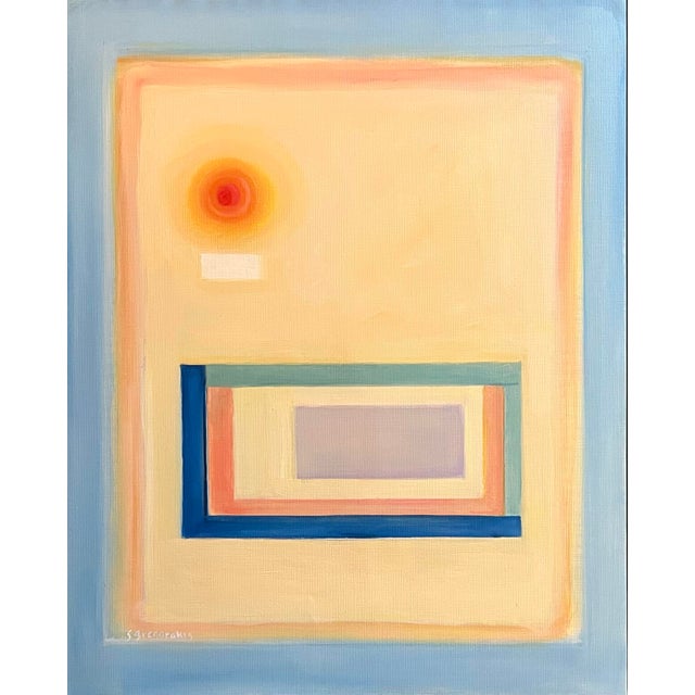 Abstract Expressionist Painting by Satori Gregorakis For Sale