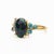 Metal Black Opal Multicolor Ring in 14k Gold, Size 7.5 For Sale - Image 7 of 9