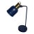 Vintage Mid-Century Modern Blue Adjustable Desk Bankers Student Lamp For Sale