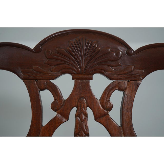 Set of 10 Ethan Allen Ball & Claw Mahogany Dining Room Chairs For Sale - Image 15 of 18