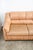 1960s 1960s Mid Century Modern Sofa 3 Seater Leather Natural Tan Wood Legs Vintage Vg Seat For Sale - Image 5 of 12