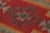 1950s Vintage Kurdish Kilim Rug in Red and Blue, Multicolor Geometric Patterns For Sale In New York - Image 6 of 7