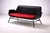 Mid-Century Leather Two-Seat Sofa, Czechoslovakia, 1960s For Sale - Image 6 of 9