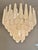 Mid-Century Modern Italian “Conchiglie” Murano Glass Gold Chandelier For Sale - Image 6 of 8