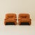 Claudio Vagnoni “Malù” Italian Post Modern Leather Armchairs, a Pair, 1970s For Sale - Image 4 of 8