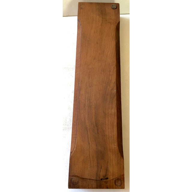 Mid-Century Modern Solid Wood Cribbage Board For Sale - Image 3 of 6