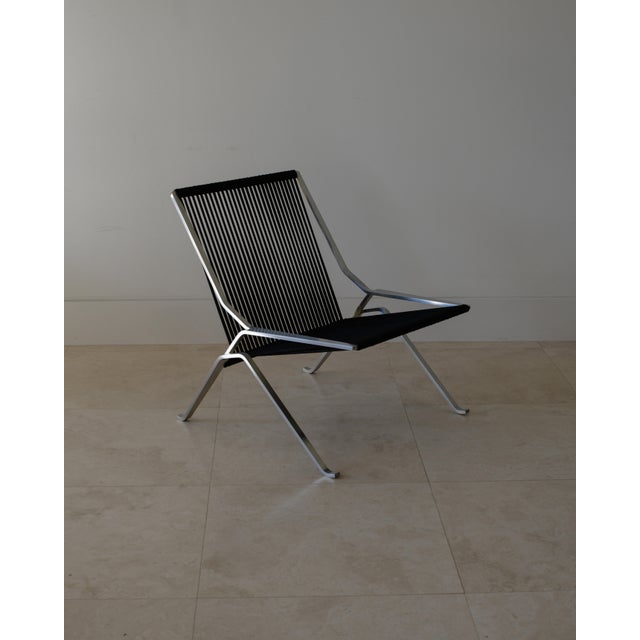 Black 2012 Poul Kjaerholm Lounge Chair, Model No. Pk25 for Fritz Hansen, Denmark. For Sale - Image 8 of 9