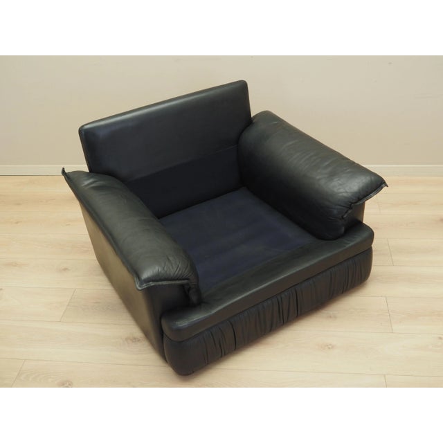 Italian Leather Armchair, Italy, 1960s For Sale - Image 12 of 18