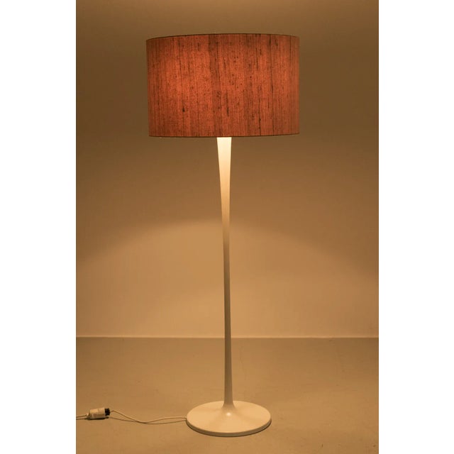 Beautifully shaped vintage floor lamp by Staff Leuchten from Germany. The lamp has 5 points of light one of which is an...