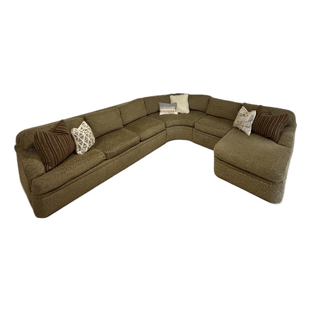 Vintage 1970s Milo Baughman for Thayer Coggin Modular Sectional – Original Upholstery For Sale