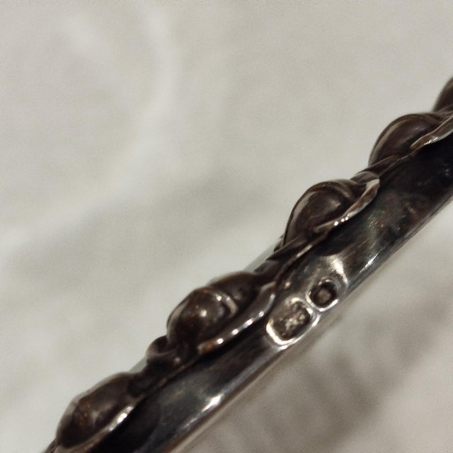 Silver Hand Mirror, 1930s For Sale - Image 11 of 18