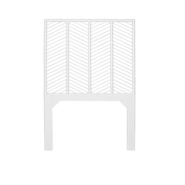 Not Yet Made - Made To Order Liam Platform Bed Twin Extra Long - White For Sale - Image 5 of 12