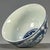 Late 20th Century Vintage Qing Blue & White Porcelain Teacup – Feather & Floral Motif, Qianlong Mark For Sale - Image 5 of 9