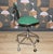 Office Chair in Chrome and Green Upholstery, 1970s For Sale - Image 6 of 9